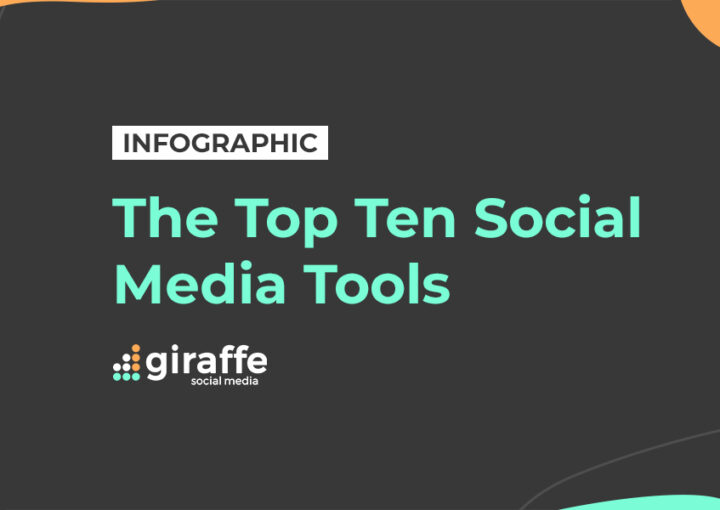 The top ten social media tools infographic