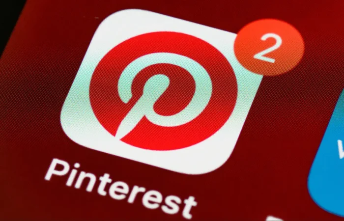 a phone screen showing the pinterest app icon